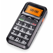 首信雅器S738黑色手机  弹屏滑盖 大按键 大字体